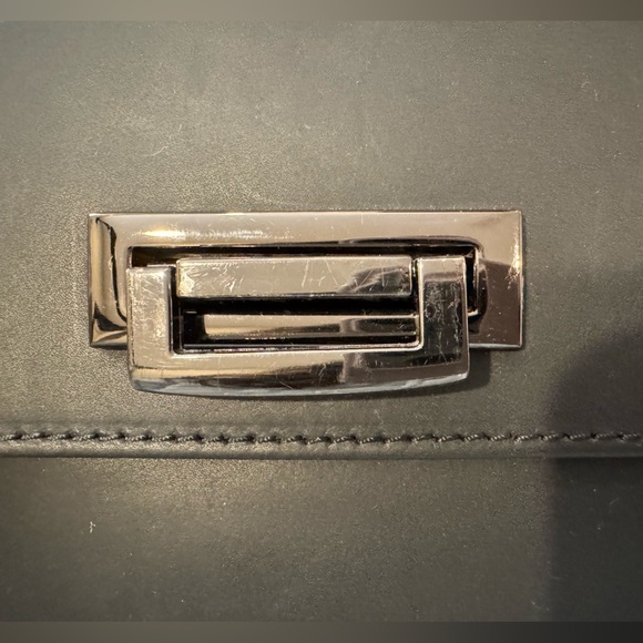 🔥Made in Italy🔥 Italian leather black Cielo Celeste Purse - never carried - Picture 4 of 12